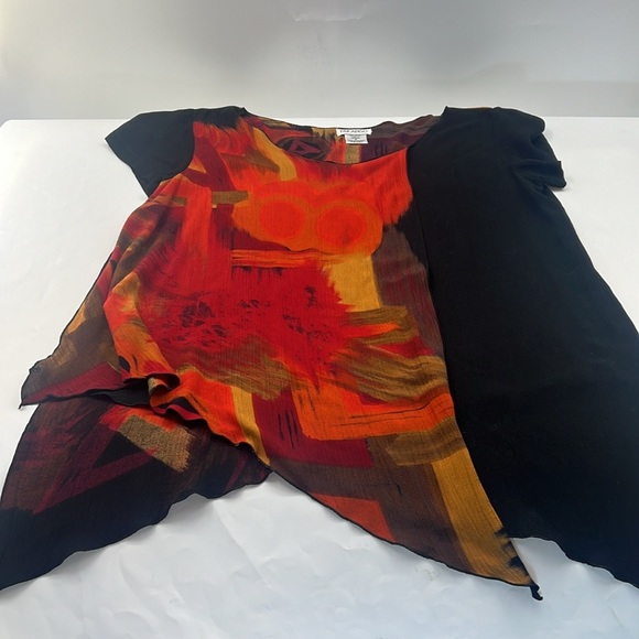 Paradiso Print Tunic With Asymmetric Hem - Picture 3 of 14